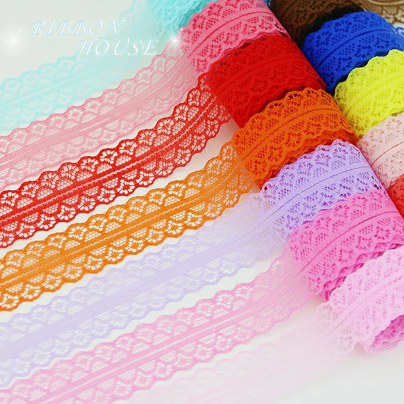(10 ярдов/рулон) 30 мм кружевная ткань тонкая лента для украшения Lovely gift packing