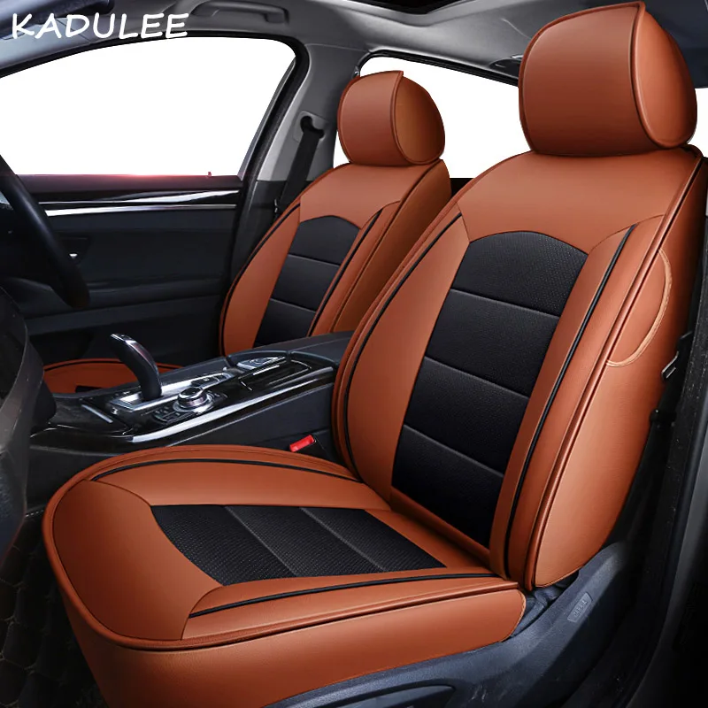 10 KADULEE чехол для автокресла из натуральной кожи на заказ для mitsubishi pajero 4 2 sport outlander xl asx аксессуары lancer автокресла продукт - Название цвета: 10