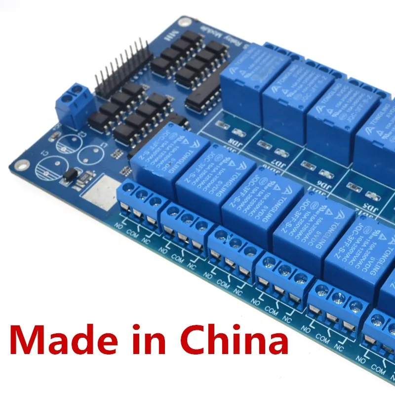 2016 Китай оптовая продажа 5 в 16 канальный релейный модуль для arduino ARM PIC AVR DSP