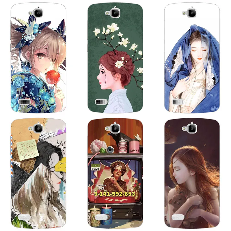 Чехол для Huawei Honor 3C Lite Play Holly оригинальный пластиковый цветной чехол телефона с