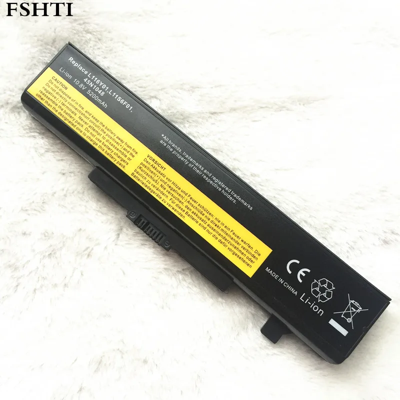 Новый 6 ячеек Аккумулятор для ноутбука LENOVO G580 Z380 Y480 G480 V480 Y580 L11S6Y01 L11L6Y01 L11O6Y01 L11S6F01