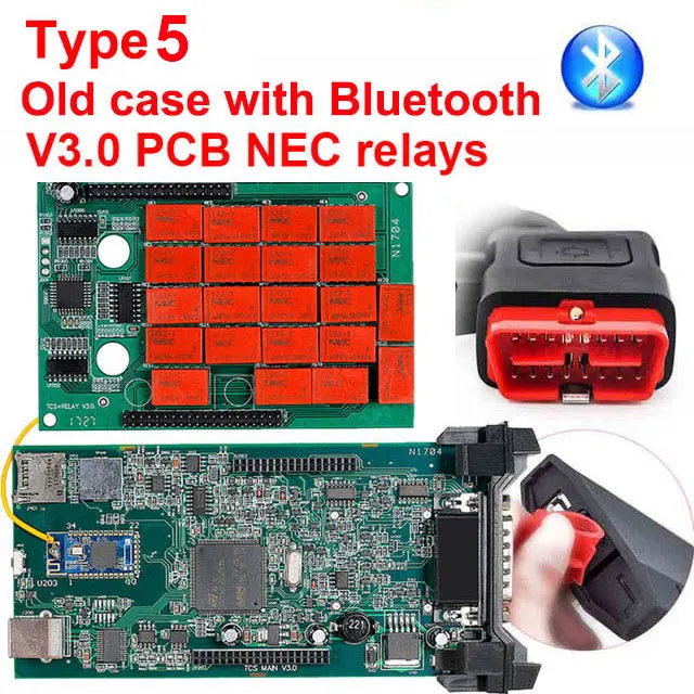 Multidiag pro obd ii CDP TCS cdp pro bluetooth,1/. R3 программное обеспечение OBD2 сканирование для автомобилей/грузовиков OBDII автоматический диагностический сканер - Цвет: old case BT