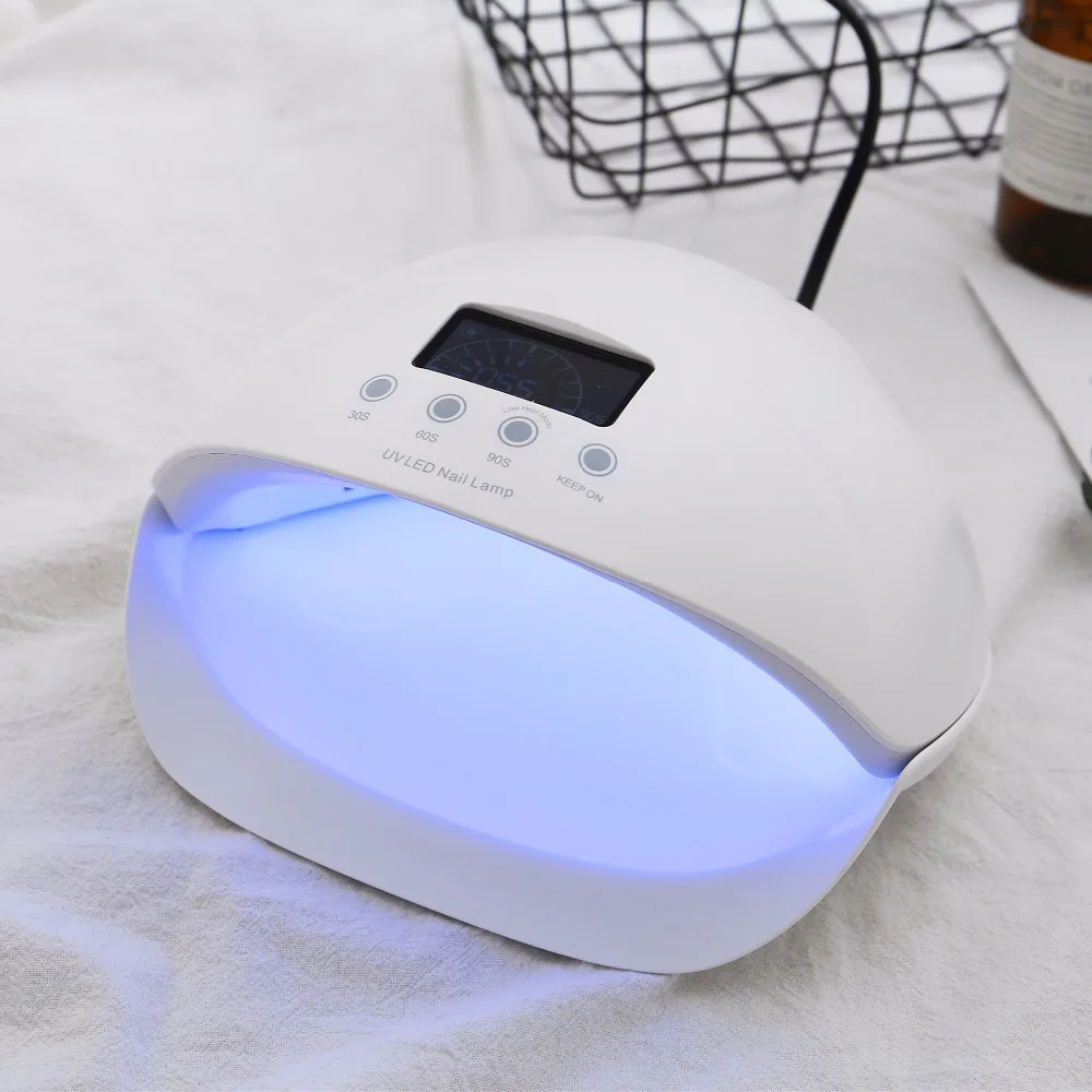 ENNKE Professional 50W LED UV Lamps for Nail Gel Polish Infrared Sensor Double Light Auto Timer Button Dryer Tool 100-240V | Красота и