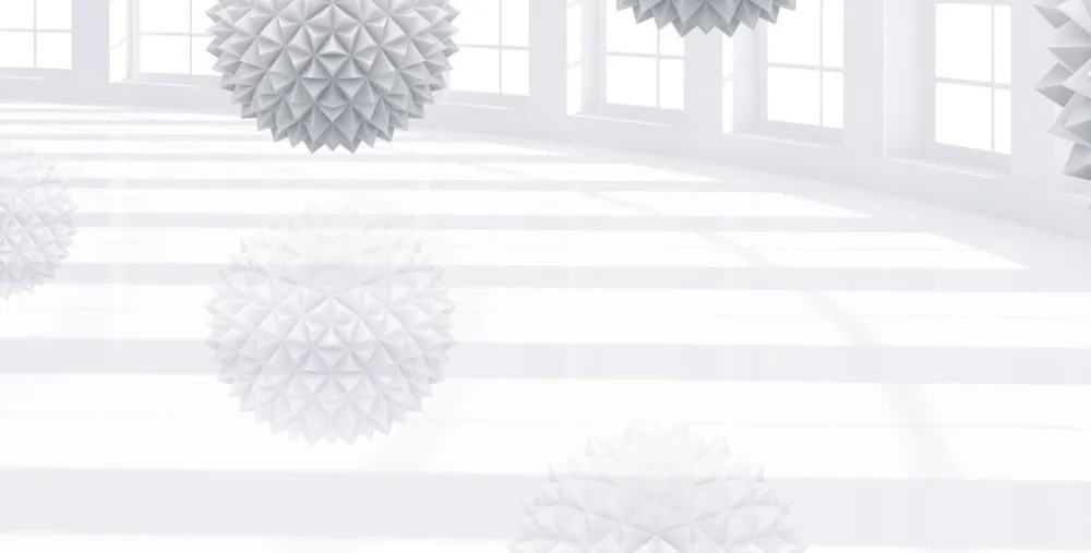 

Wallpapers Youman modern custom 3d photo wallpaper large bedroom background mural stereoscopic white nordic round ball wallpaper