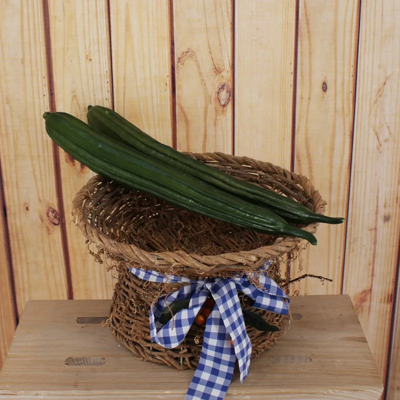 S029 Loofah Искусственные овощи пластиковые поддельные овощи еда стрельба реквизит домашний магазин украшения для ресторана детские развивающие игрушки - Цвет: S029 Loofah