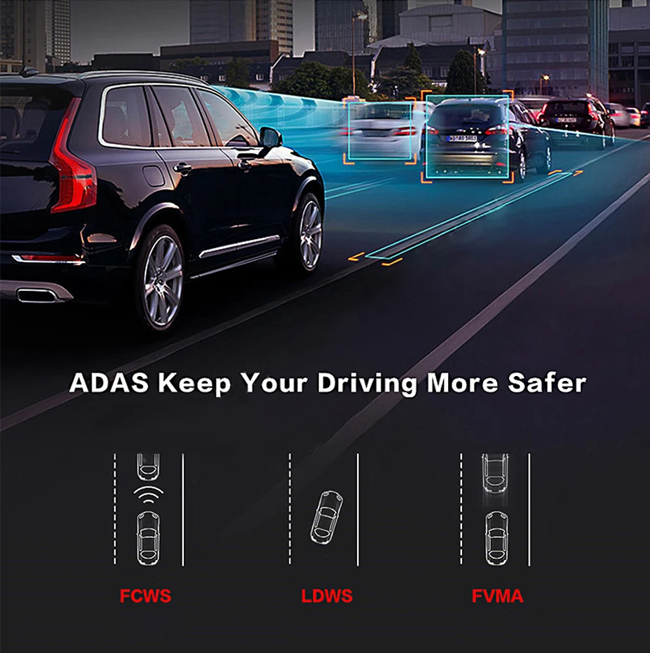 WHEXUNE 1" FHD 1080P 4G 4 канальный ADAS Android автомобильный видеорегистратор Dashcam центральная консоль зеркало gps WiFi задний объектив видео рекордер