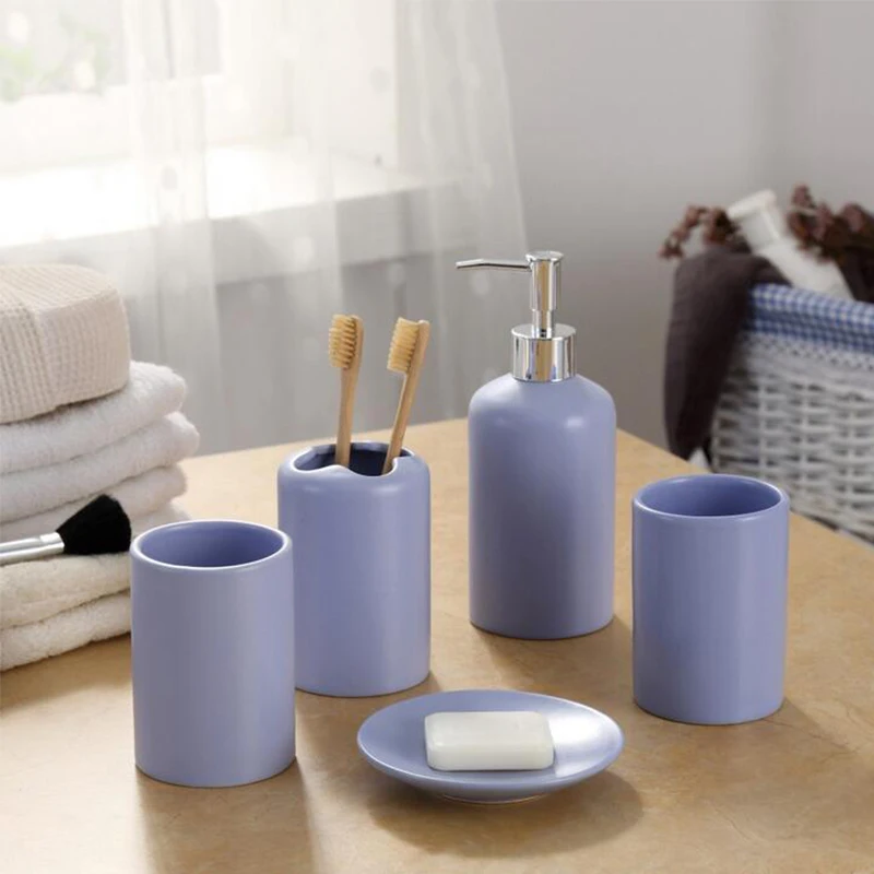 Из европейской керамики Товары для ванной пара чашек зубная щетка тарелка мыла