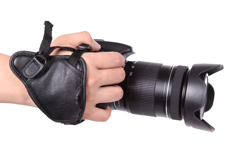 DSLR Камера сцепление PU кожа быстрого ремешок Мягкая рукоятка мешок универсальный