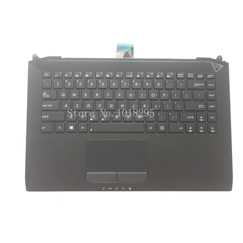 Английская клавиатура для ноутбука ASUS G46 G46V G46VW подсветка США keyboad Palmrest Крышка