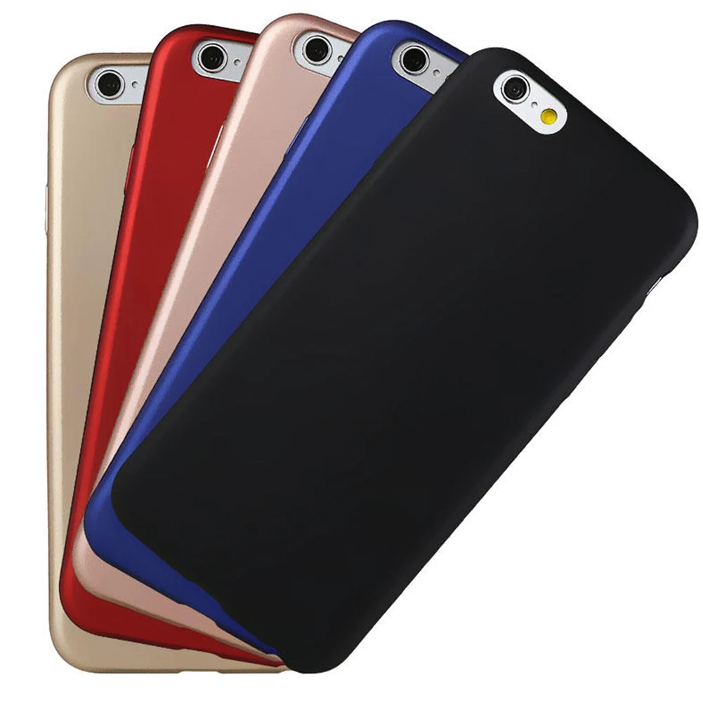 Для iPhone 6 6s 7 Plus 5/5S/ТПУ телефон Shockpof Чехол Мягкий Роскошный задняя крышка