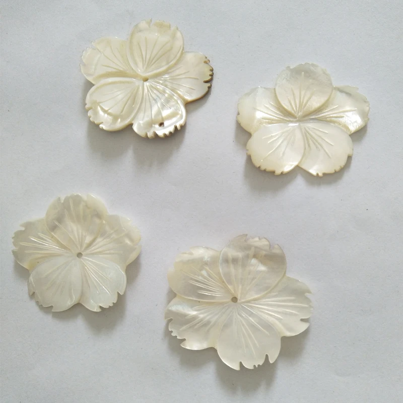 Бусины Из Натурального ракушка 10 шт./лот новые резные белые бусины в виде ракушек
