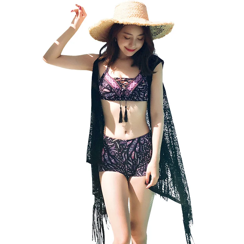 STAERK Европейский купальник-Акула сексуальный комплект из трех предметов