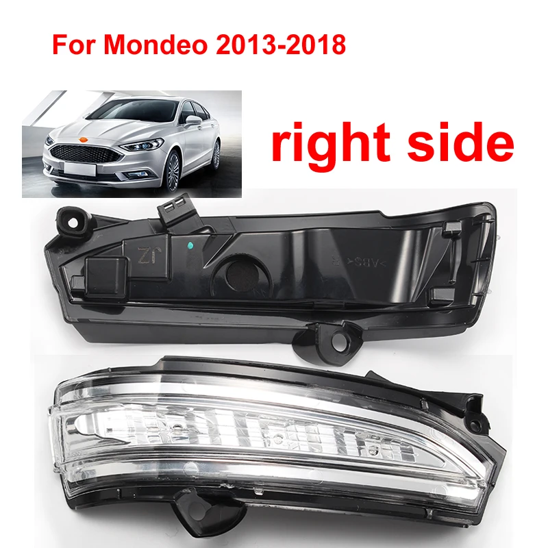 Для FORD Mondeo 13-18 вид зеркало указатель поворота заднего вида указатель поворота боковое зеркало заднего вида вращающаяся лампа