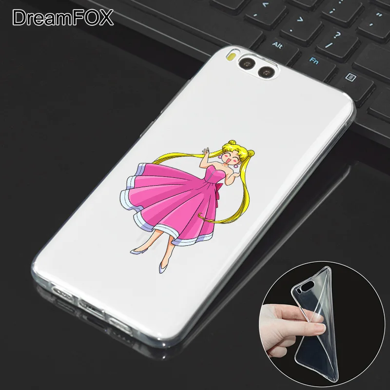 DREAMFOX L545 Сейлор Мун силиконовый чехол-накладка из мягкого ТПУ чехол крышка для Xiaomi