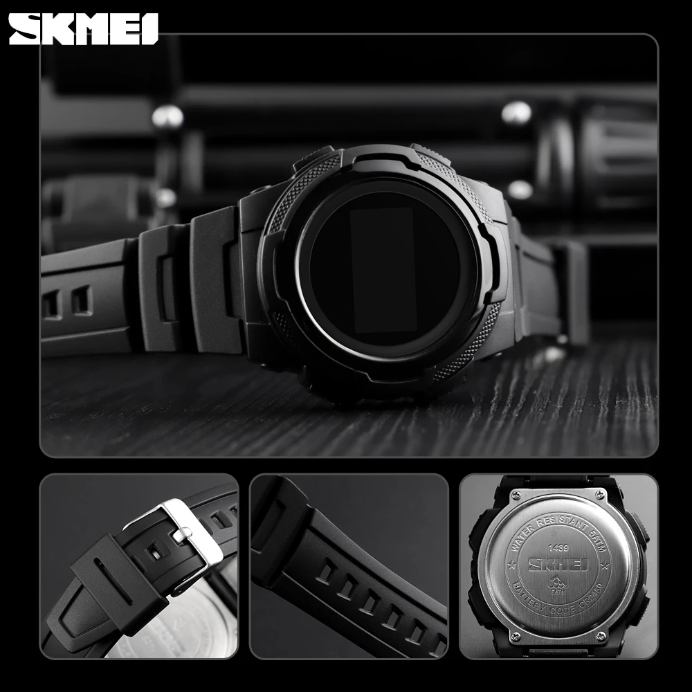 

SKMEI New Sport Smart Watch Men Fitness Clock Waterproof Digital Calorie Calculation Alarm Compass Wristwatch Relogio Masculino