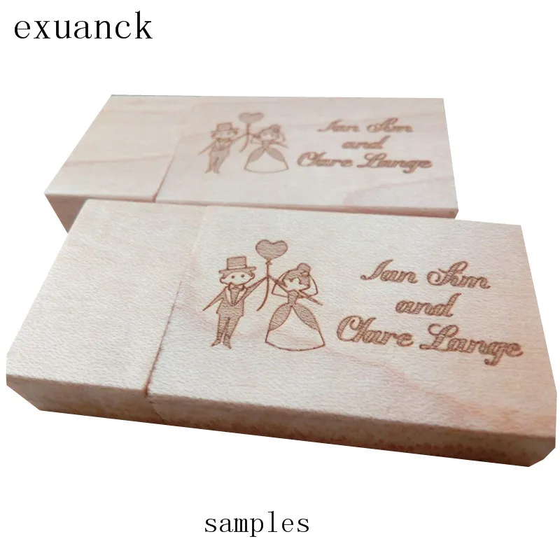 Изготовленная на заказ Персонализированная натуральная древесина клена USB 2 0