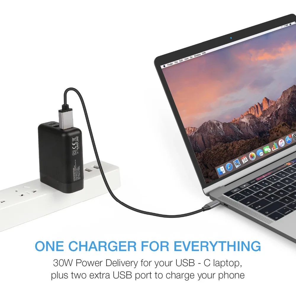 JZYuan Быстрая зарядка 3 0 30 Вт QC USB зарядное устройство для iPhone настенное быстрое samsung