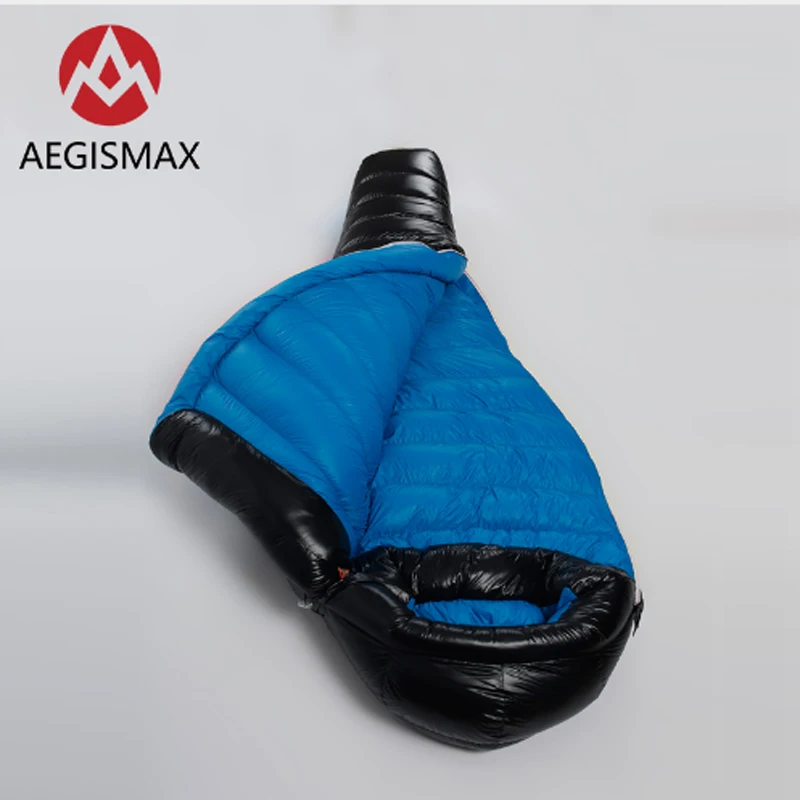 AEGISMAX D1 белая утка вниз мумия кемпинг Пеший туризм спальный мешок Сверхлегкий Открытый Нейлоновый спальный мешок