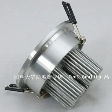 

Free shipping 700-770LM 7W led ceiling light,spot light with milky white mask,AC85~265V high heat dissipation radiator