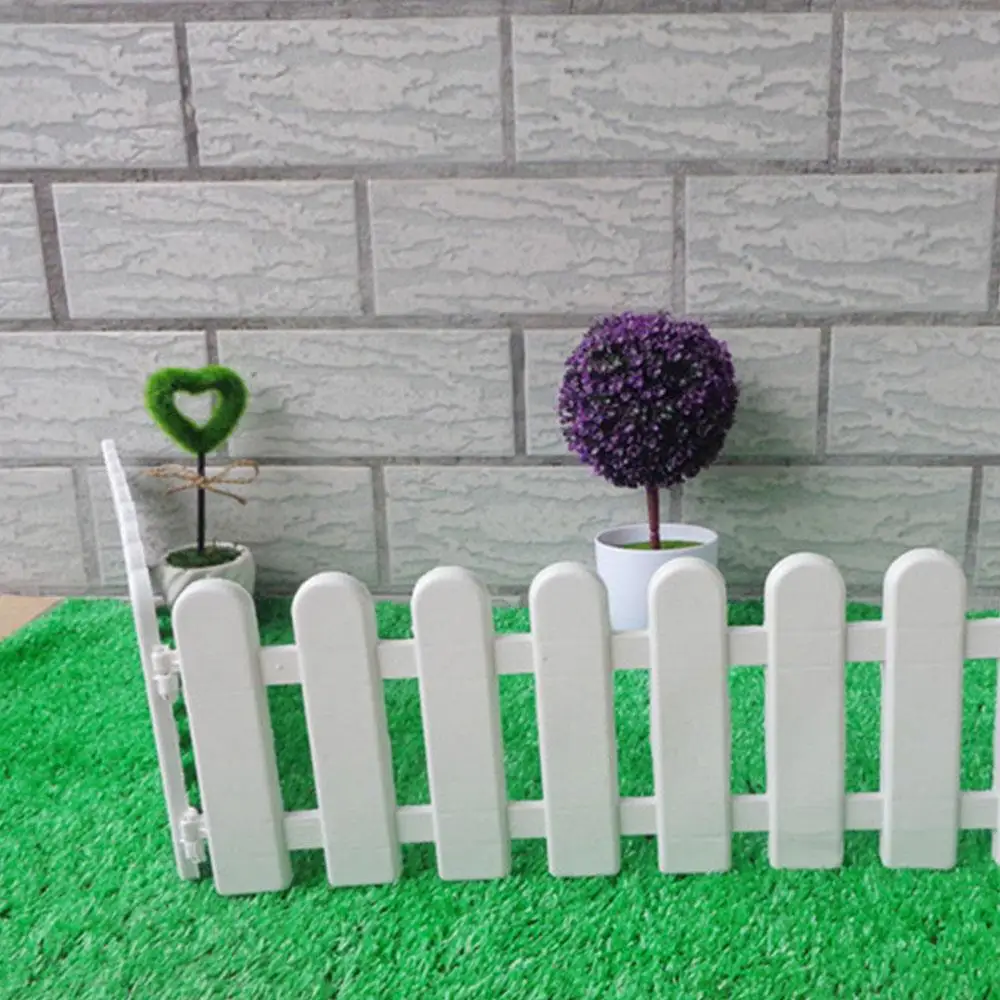 50X13 см Пластиковый DIY газон садовый забор Рождественская изгородь красивый миниатюрный забор Сказочный Сад Микро кукольный домик садовый Декор Инструменты