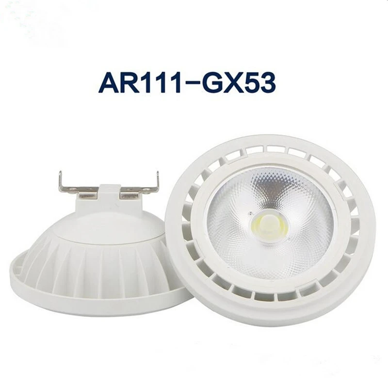 Dimmable GU10 G53 AR111 Светодиодная лампа 12 Вт прожекторы теплый белый/холодный белый Вход