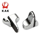 Регулируемые стеклянные зажимы KAK, кронштейны из хромированного сплава для стеклянных стеллажей