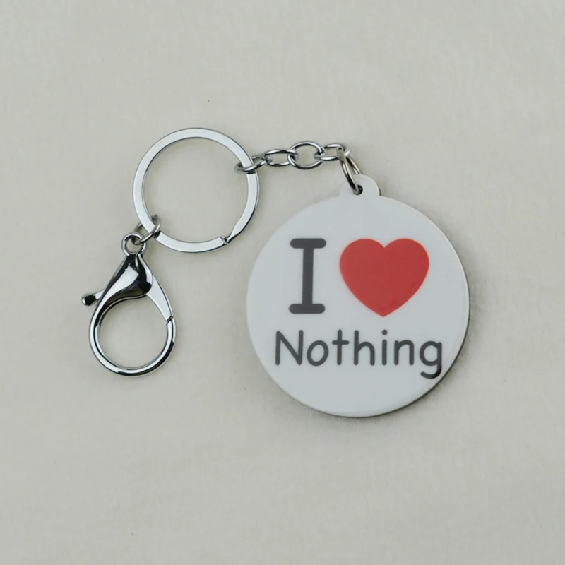 Цепочка для ключей Anniyo I LOVE Never модные ювелирные изделия из