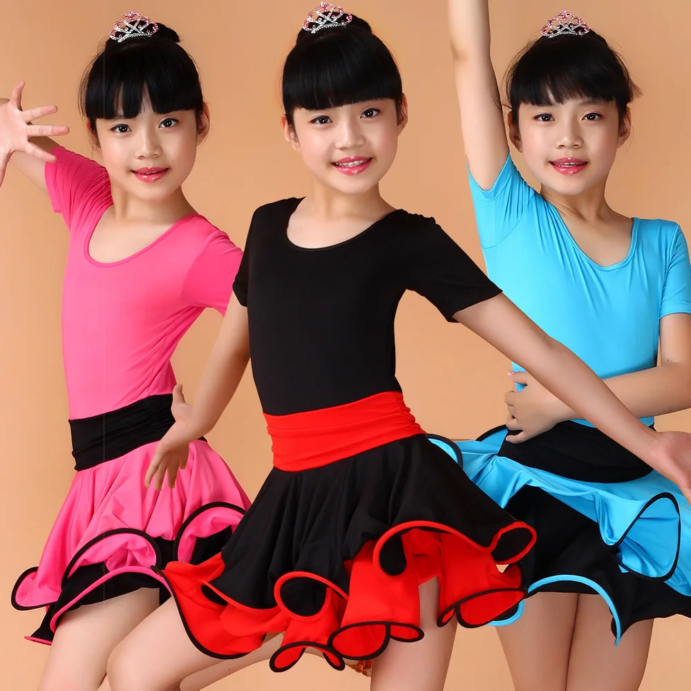 

Kids Standard Latin Competition Dresses Girl Kids Latin Dance Dress For Ballroom Dancing Tango Samba Salsa ChaCha Rumba Costumes