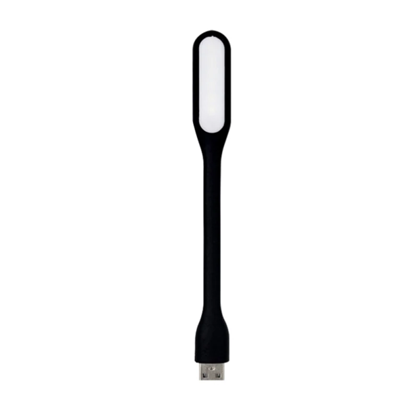 Black Рождественские Рекламные подарки USB светильник гибкий светодиодный светильник для ноутбука планшета ПК Мощный светильник для чтения для Xiaomi - Испускаемый цвет: Black
