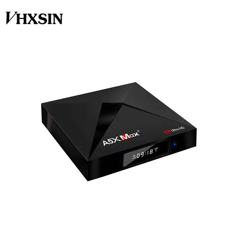 VHXSIN A5X MAX PLUS 5PCS/LOT Smart Android 9.0 TV Box 17.3 RK3328 Quad Core 4GB RAM 32G ROM | Электроника
