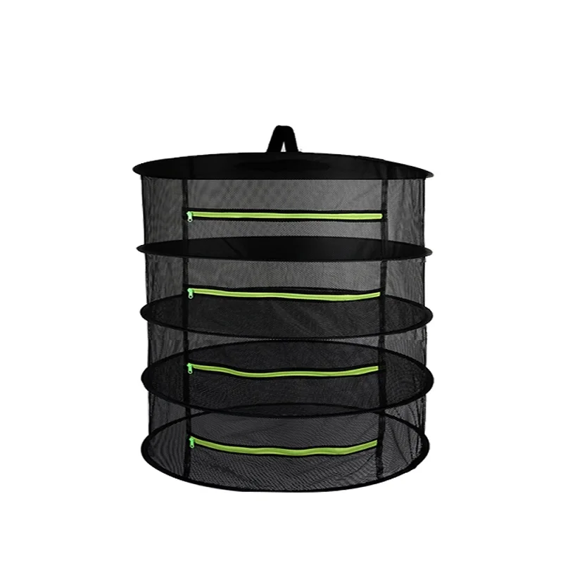 Green 4-layer 6/8 слоев сушильная сетка для трав, подвесная корзина, складная сухая стойка, сушильная сетка для трав, сумка-сушилка, сетка для цветов, бутонов, растений, Органайзер - Цвет: Green 4-layer