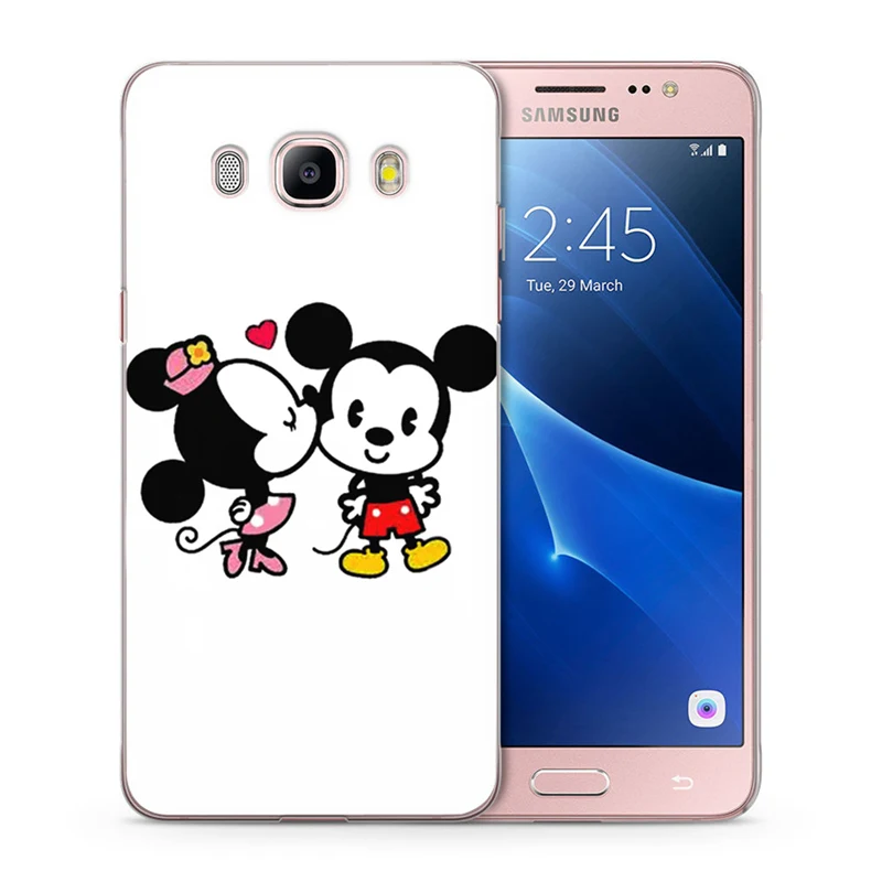 Модный чехол для Samsung Galaxy A3 A5 2017 с Микки и Минни Маус мягкий ТПУ мобильного