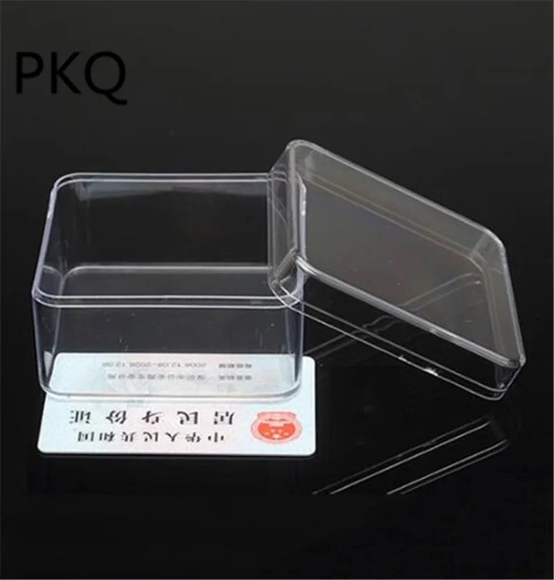 thick Plastic Box Small PS Storage Mini Collection Container Case Transparent Clear Display Boxes transparent | Дом и сад