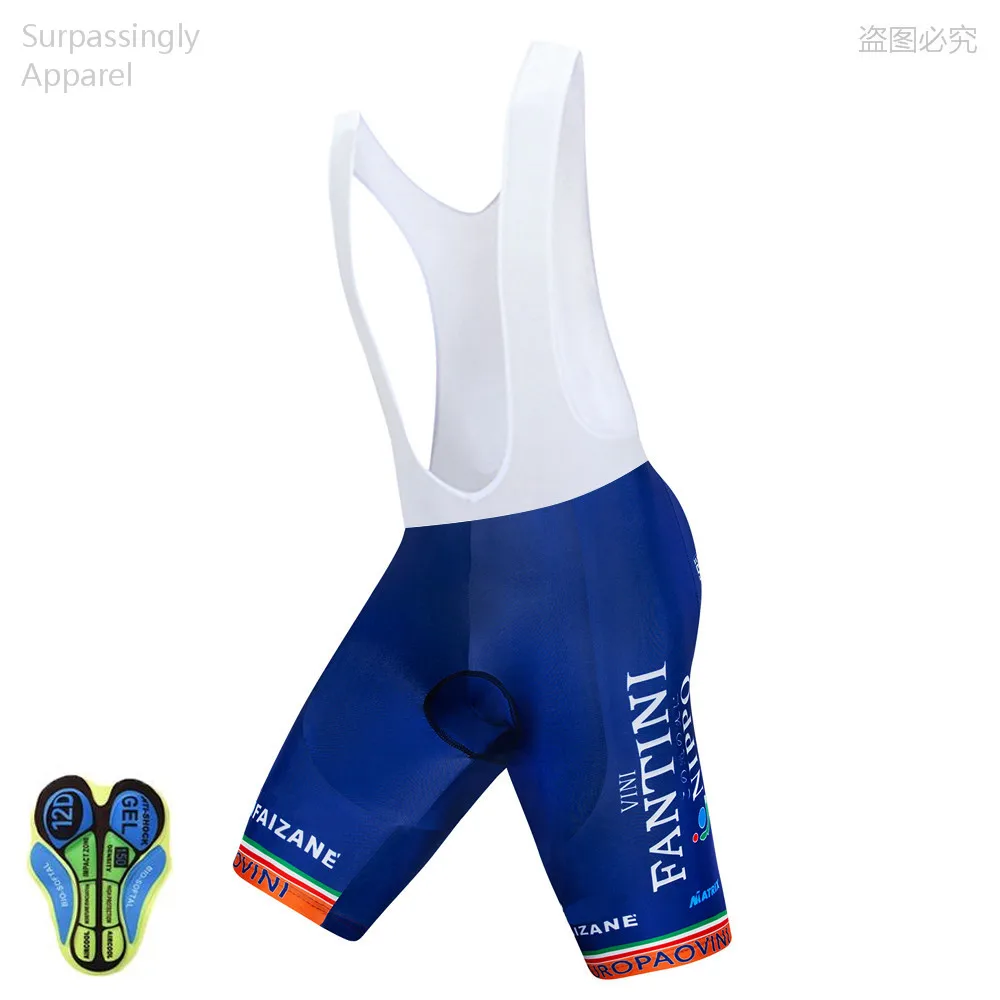 Велосипедные шорты с белым ремешком 2019 Pro Team Blue VINI летние дышащие противоударные