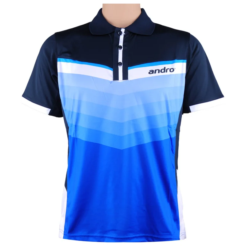 Высококачественные трикотажные футболки для настольного тенниса Andro тренировок