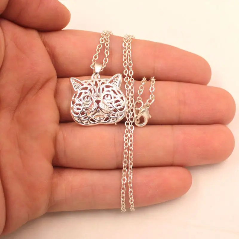 Mdogm милый экзотический короткий Кот животные Ювелирные наборы ожерелье серьги