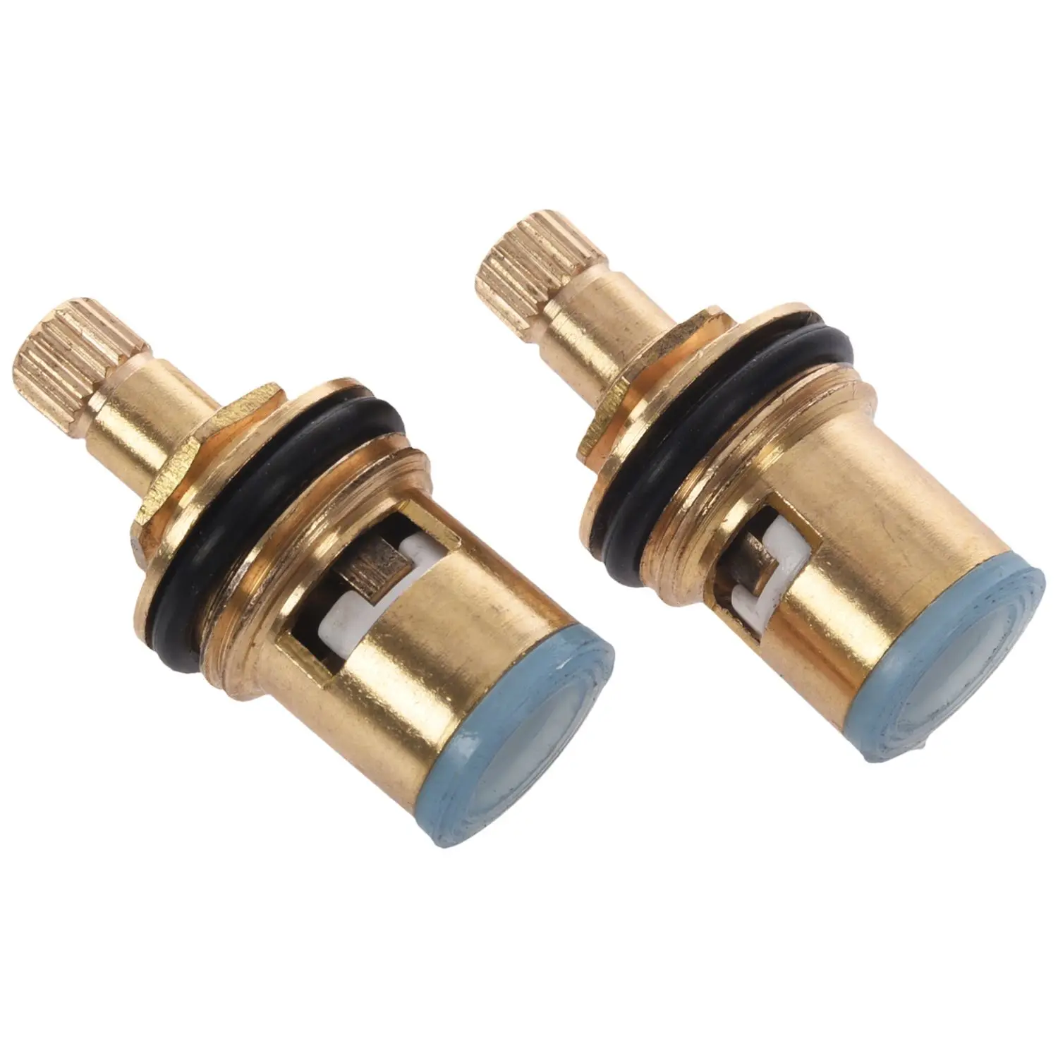 2 pcs 1/2&quot 20 Teeth Ceramic Tap Cartridge Disc Quarter Turn Valve Replacement Hot Cold|Смесители для бассейна| |