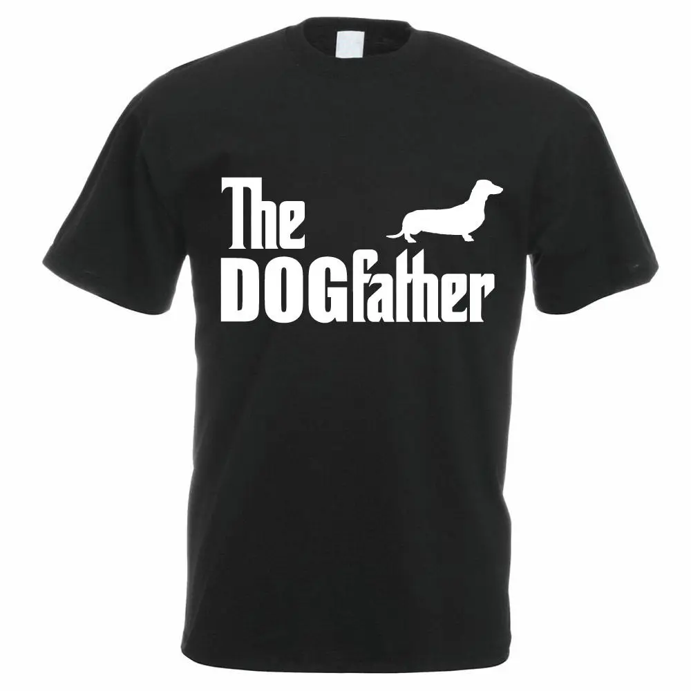 

New 2018 Fashion T Shirt Men Summer Style T Shirt The Dog Father Dachshund Fashion Men T Shirts Round Neck