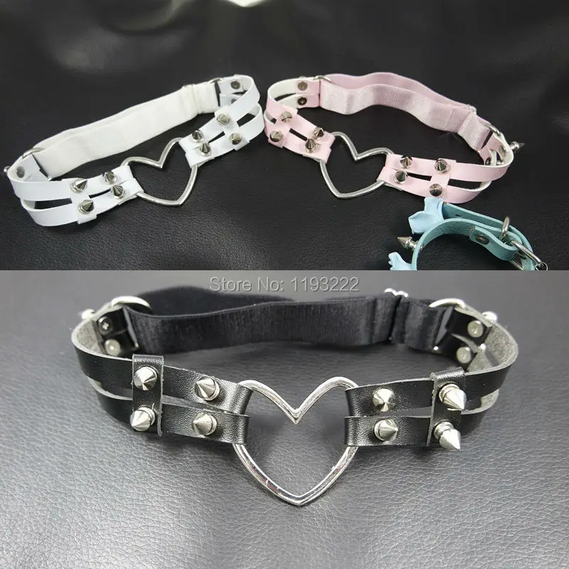 Сексуальные милые большие блестящие ремни 5 цветов ручной работы двойные