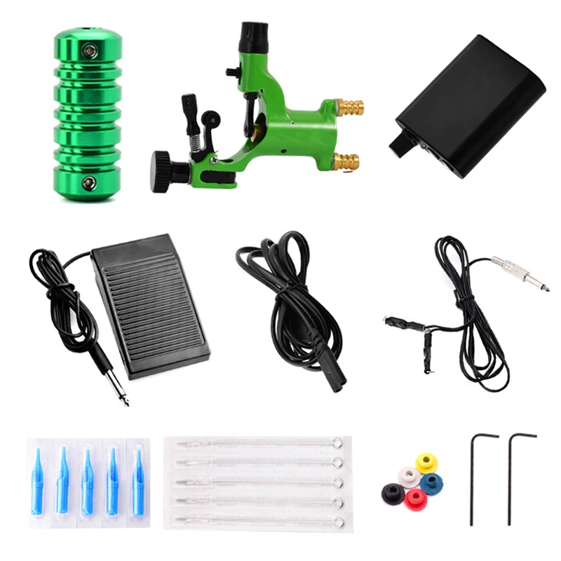 Набор тату-машин полный набор для татуировки роторная татуировка электропитание