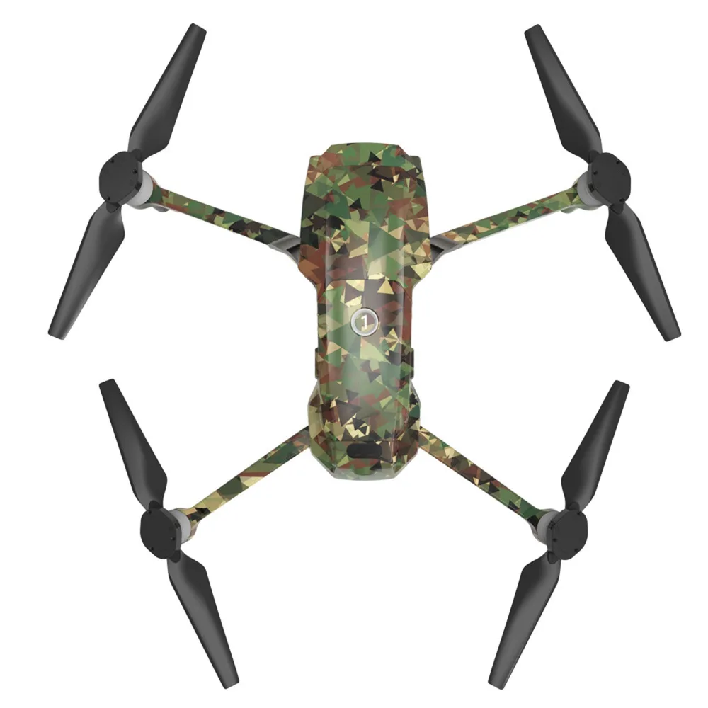1 комплект камуфляжная Наклейка для DJI Mavic 2 Pro& Zoom Drone кожный чехол Защитная Водонепроницаемая наклейка s части