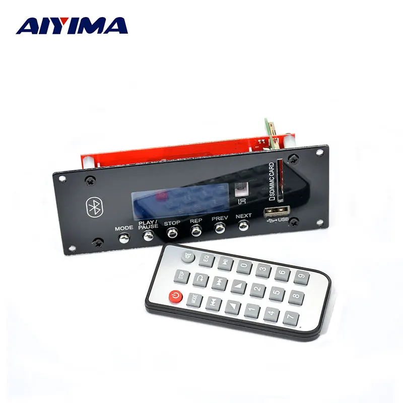 AIYIMA Bluetooth 4 0 HIFI аудио аксессуары без потерь Поддержка U диск SD ЖК дисплей FM декодер