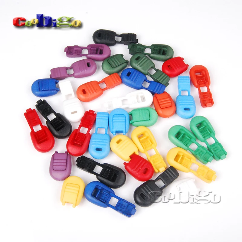 5 шт. цветные пластиковые застежки молнии для шнура|garment bag backpack|cord zipperparacord lock |