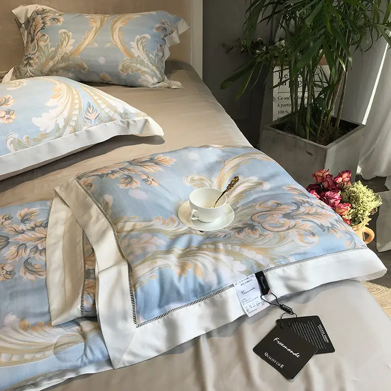 hela 60 S Tencel хлопковые летние стеганые одеяла одеяло с растительным принтом кровать одеяло King size покрывало для мальчиков ленивая кровать домашний текстиль colchas - Цвет: hela