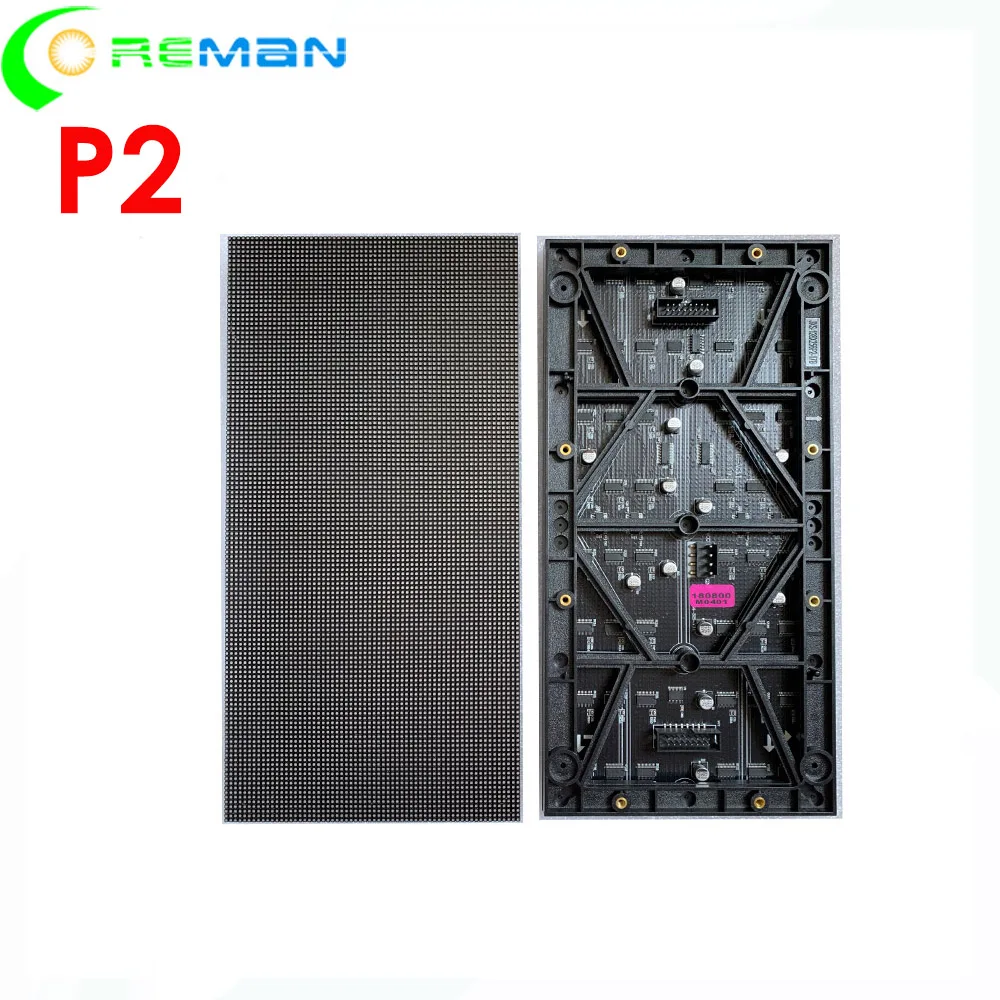 Недорогой rgb матричный светодиодный модуль 128x64 p2 экран 256 мм x 128 полноцветный