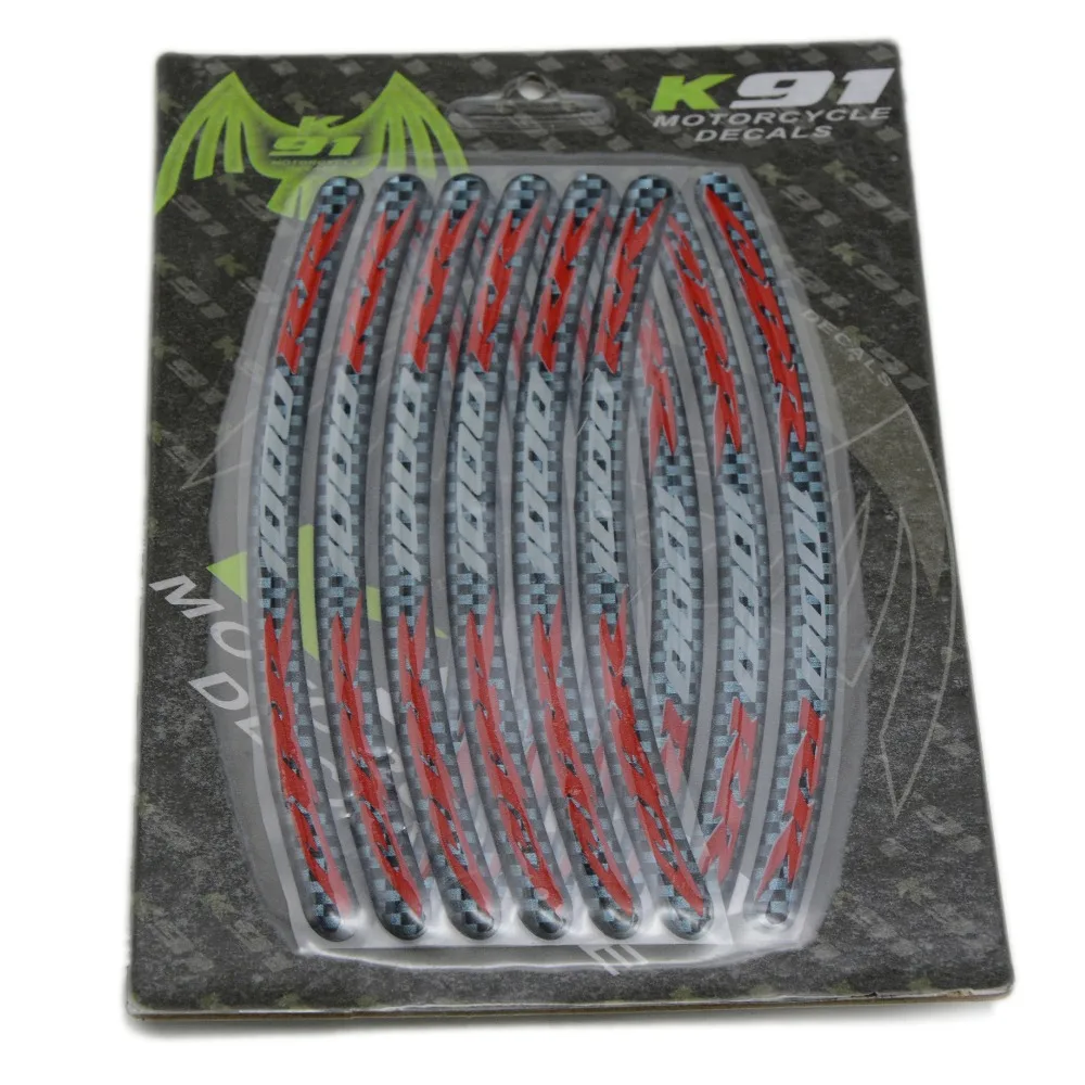 Светоотражающие наклейки на колеса мотоцикла декоративные переводные детали