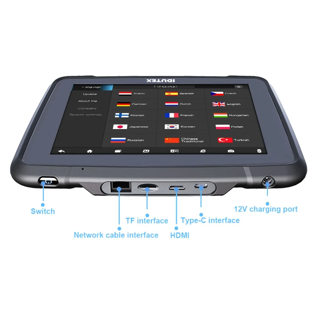 VPECKER E4 Bluetooth для телефона Android+ 8 дюймов VPECKER планшет OBD 2 Автомобильный сканер автомобильный диагностический инструмент Бесплатное обновление срока службы