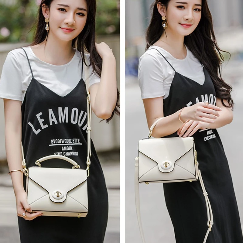 Для женщин Курьерские сумки панелями бежевый сумка через плечо прилив небольшой