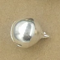 Silver Plated 100 шт маленькие колокольчики, подвески, рождественские колокольчики, украшения для рукоделия, фурнитура для ювелирных изделий, латунный материал(никогда не ржавеет - Цвет: Silver Plated