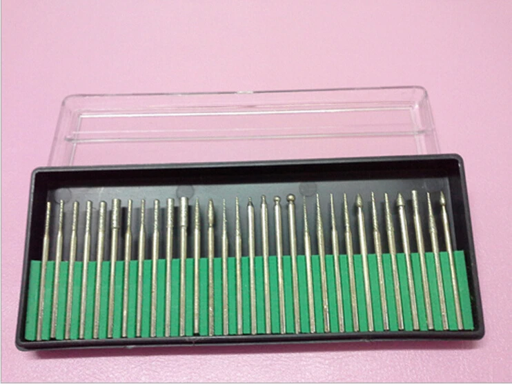 30 шт./компл. дизайн ногтей Электрический файл сверла полировки шлифовальные